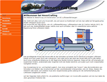 Tablet Screenshot of hovercrafting.de